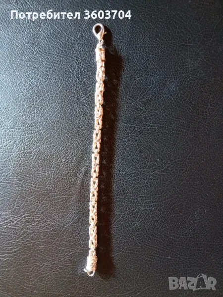 италианска посребрена гривна, снимка 1