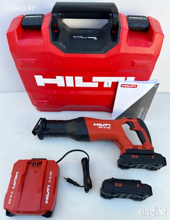 Hilti SR 6-22 AVR Nuron - Безчетков саблен трион 22V 4.0Ah 2024г неразличим от нов!, снимка 1