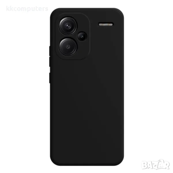 Калъф силикон / Черен мат / за Xiaomi Redmi Note 14 5G Баркод : 3131980, снимка 1