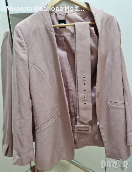 Дамско сако пепел от рози, снимка 1