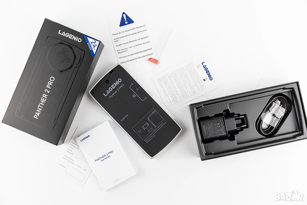 LAGENIO Panther2 Pro - 6.7", 8GB+16GB/256GB, 5150mAh, 50MP, защита, снимка 1