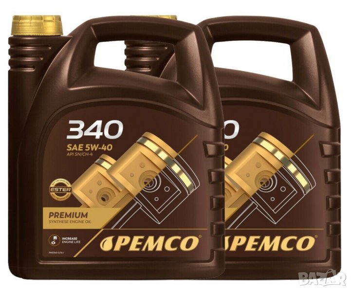 2бр X 4л Моторно масло PEMCO iDRIVE 5W40, снимка 1