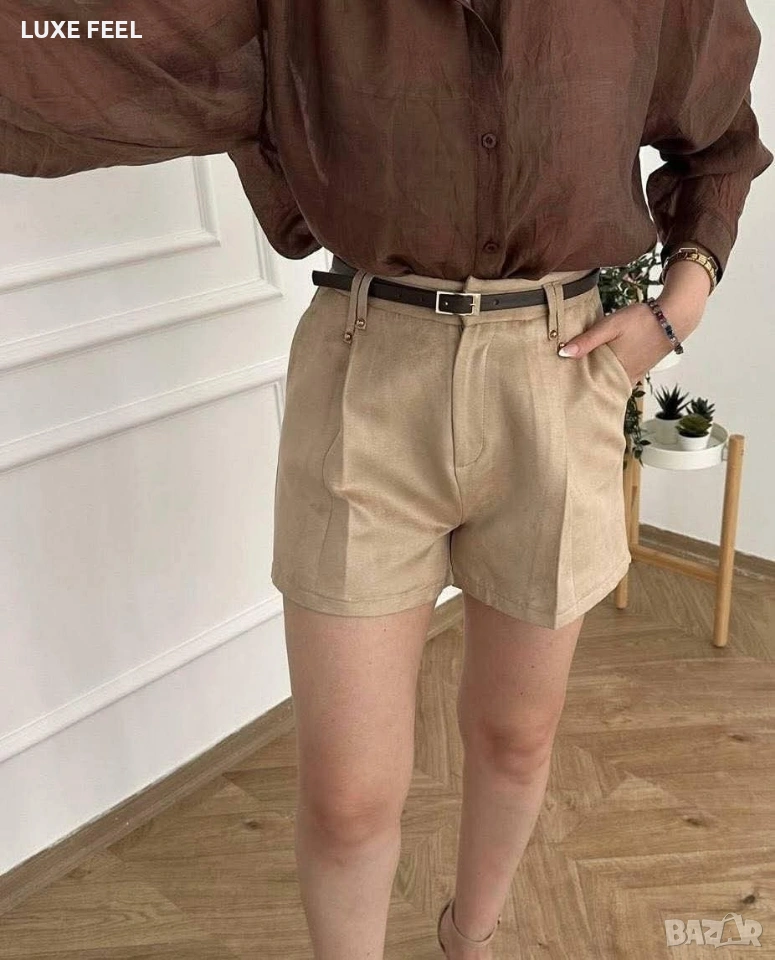 Дамски Къси Панталонки - Велур ⚜️, снимка 1