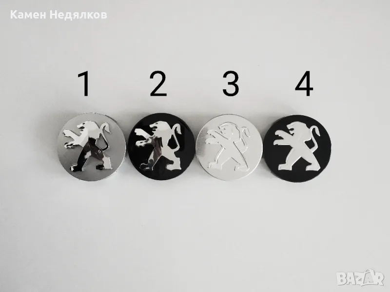 Капачки за джанти 60мм за Пежо 206 207 307 308 301 407 408 508 2008, снимка 1