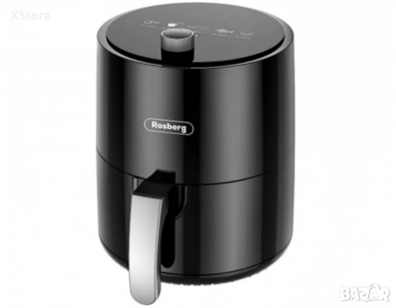 Фритюрник, 1200W, 2.5л. до 200°C, Черен, снимка 1