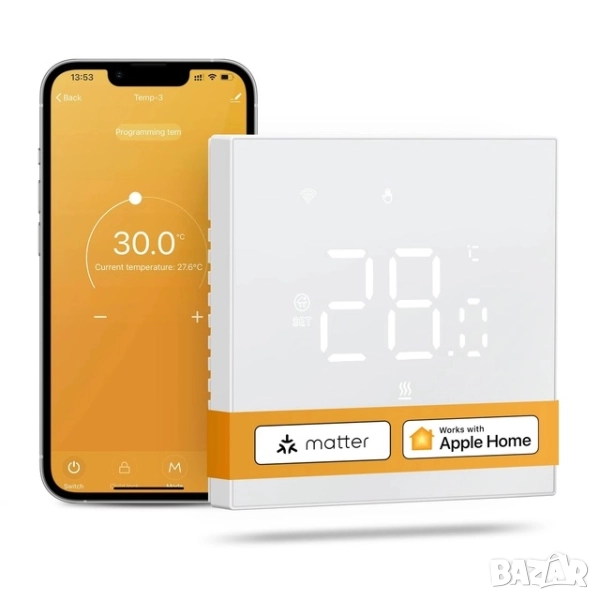 MIUCDA WiFi Програмируем термостат за водно подово отопление 3A, снимка 1