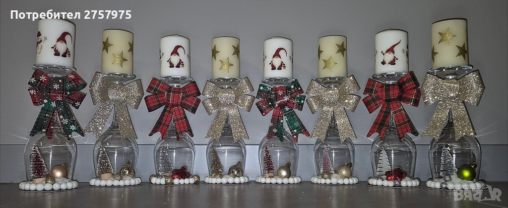 Коледни свещници, снимка 1