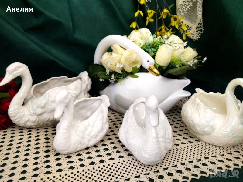 Лебеди кашпи, снимка 1