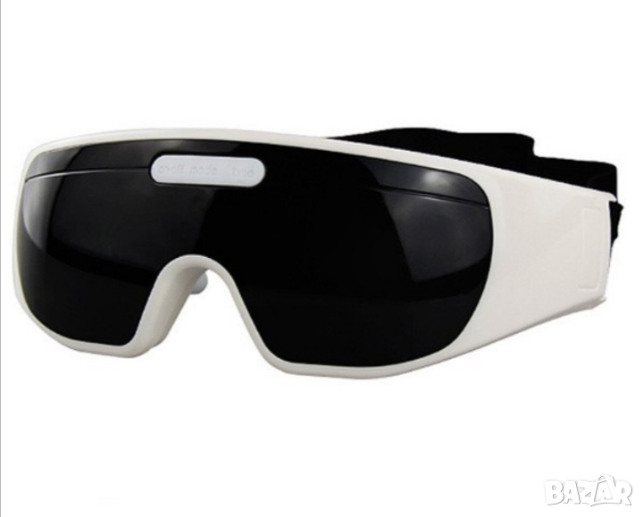 Акупунктурен масажор за очи с вибрации и регулираща се лента , снимка 1