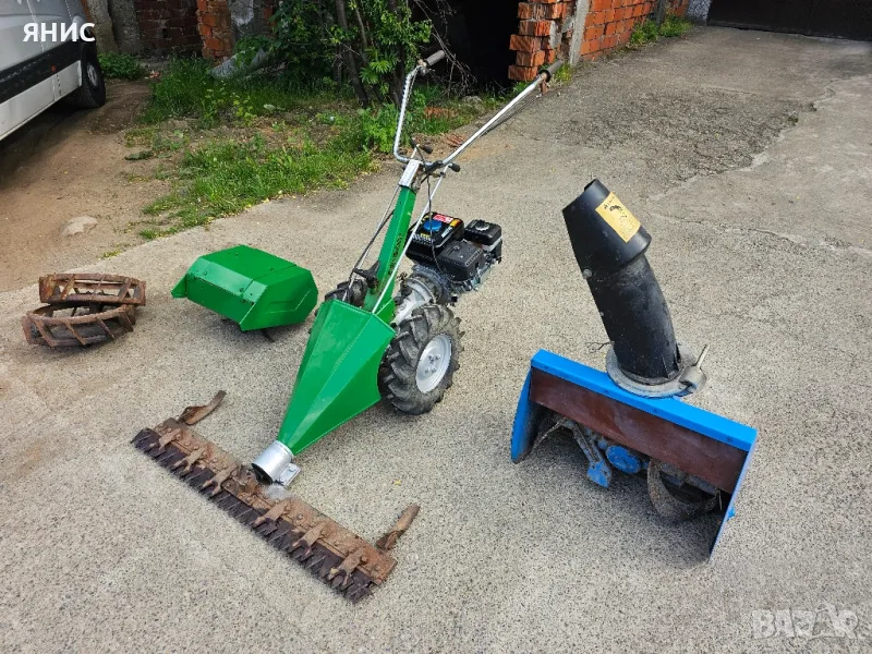 ИТАЛЯНСКА ПАЛЦОВА КОСАЧКА/МОТОБЛОК. ФРЕЗА И СНЕГОРИН..ПЕРФЕКТНА , снимка 1