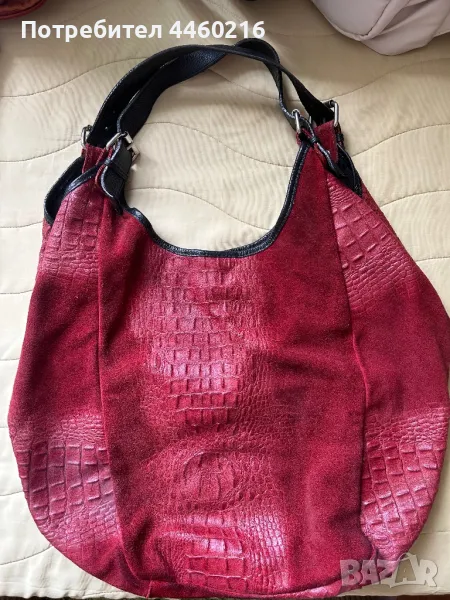 Италианска чанта от естествена кожа , снимка 1