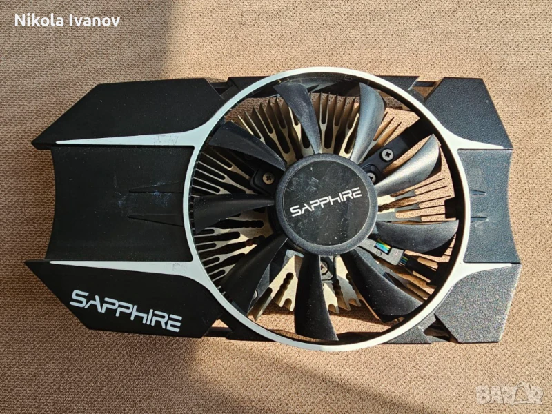 Охладител от AMD Radeon R7 260X Sapphire | вентилатор + пластмаса + радиатор + монтажни елементи, снимка 1