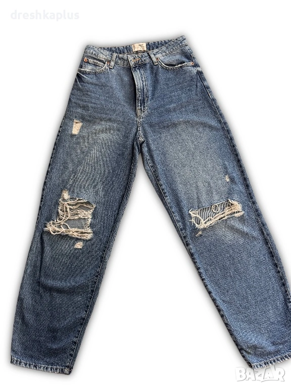 Tally Weijl – Дамски дънки Mom Fit с висока талия – Светлосини – Размер 38, снимка 1