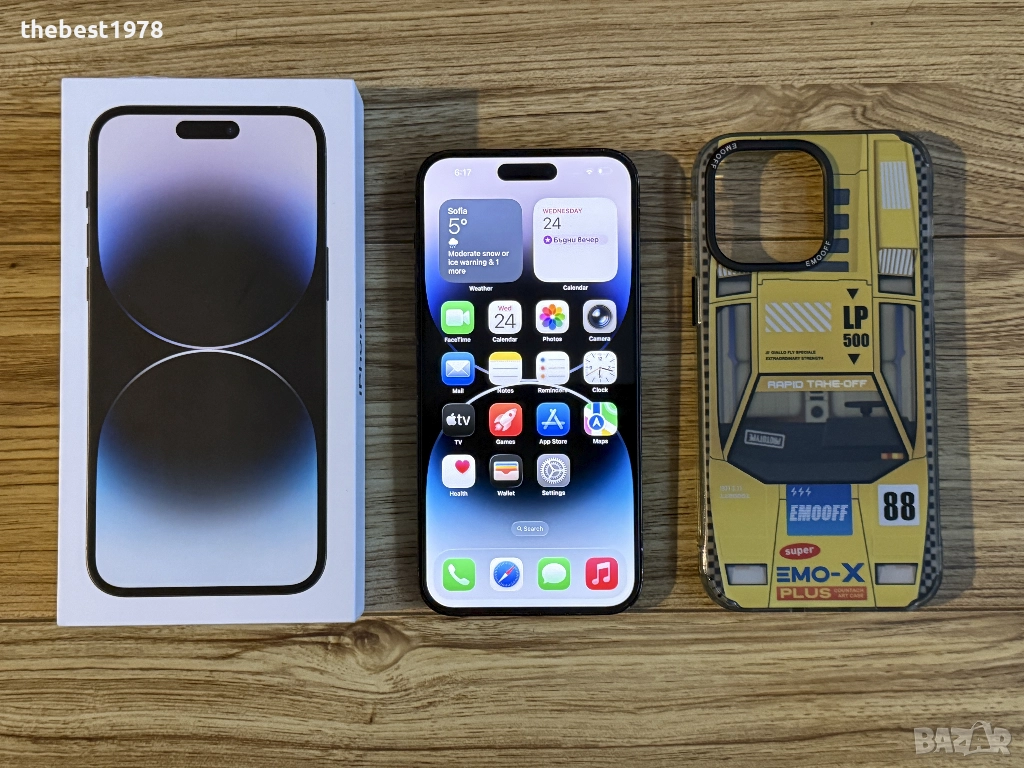 iPhone 14 Pro Max 128GB Space Black/Фабрично Отключен/Батерия 85%, снимка 1