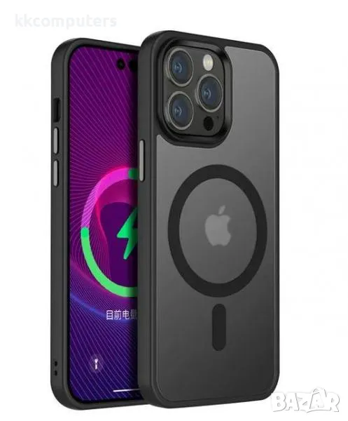 Калъф PVC Dfans Мат MagSafe /Прозрачен/ за iPhone 16 Pro Max 6.9 Баркод : 3130842, снимка 1