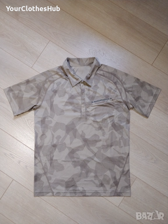 Salomon M size Мъжка фланелка с яка, снимка 1