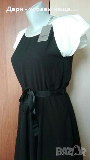 Нова елегантна рокля, с асиметрия и отворен гръб👗🍀S,M👗🍀арт.3082, снимка 1