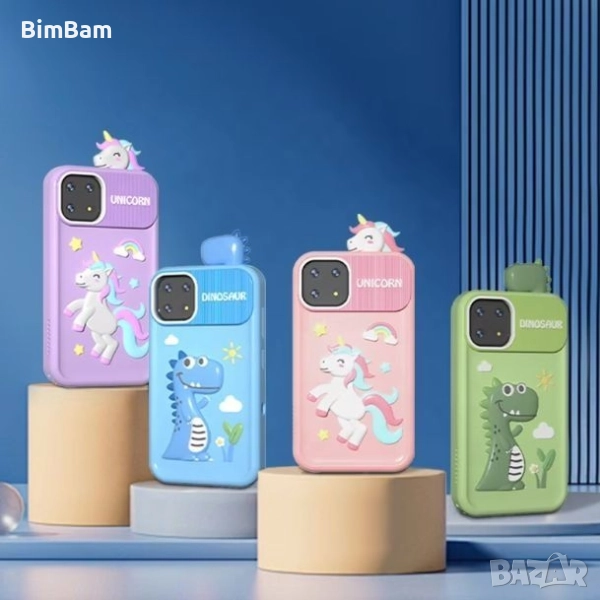 Детски смартфон с калъф еднорог / динозавър 2.8" / PROMO -50% - различни цветове, снимка 1