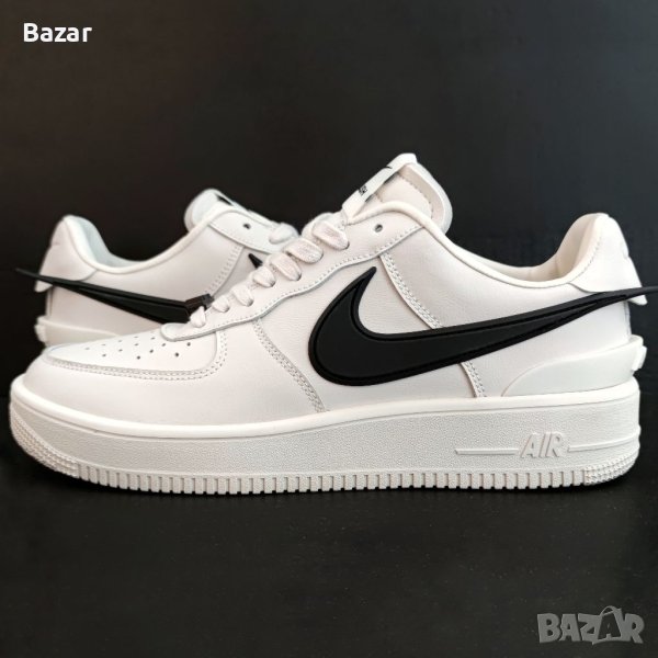 Nike Air Force 1 AMBUSH White Black 3D Logo Long Размер 44 Номер 28см Мъжки Обувки Кецове Маратонки , снимка 1