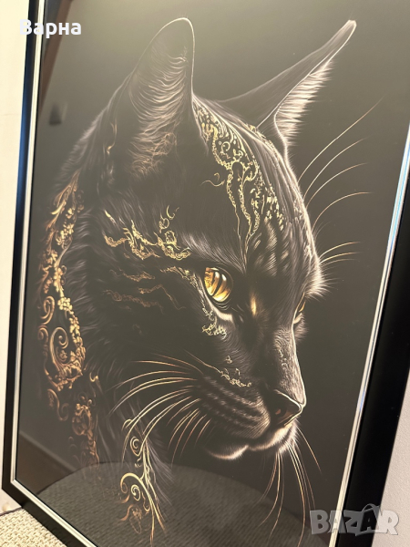 Постер, плакат, картина на “Златна котка”, снимка 1