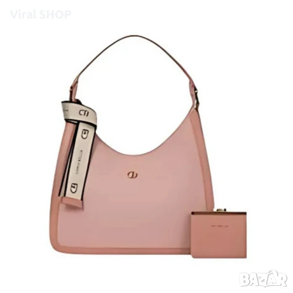 Дамска чанта CHRISBELLA с малко портмоне – Стил и удобство в едно, снимка 1