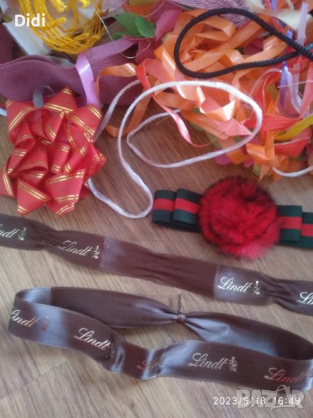 Панделки ластици ленти украса цветя , снимка 1