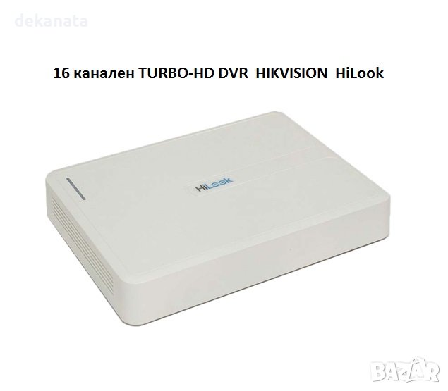 16 канален TURBO-HD DVR "HIKVISION", серия "HiLook", снимка 1