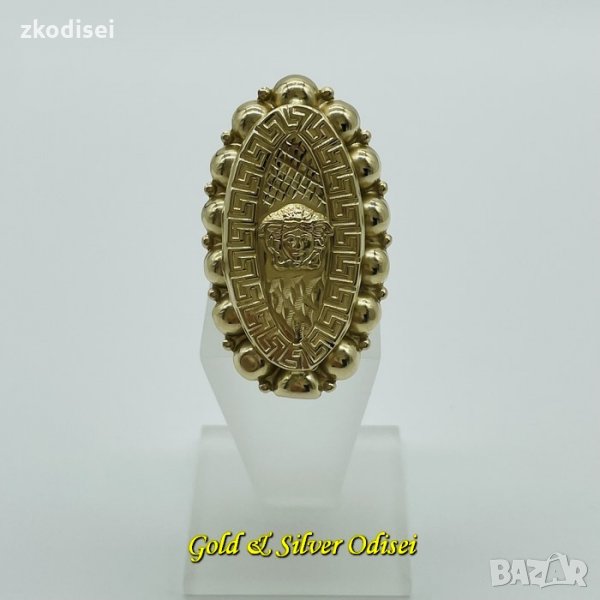 ЗЛАТЕН ПРЪСТЕН 6,44ГР. РАЗМЕР:63 14КР. ПРОБА:585 МОДЕЛ:4822-1, снимка 1