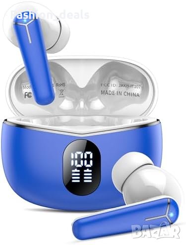 Нови Кicoeon Bluetooth 5.3 HiFi Стерео Безжични Слушалки IP7, снимка 1
