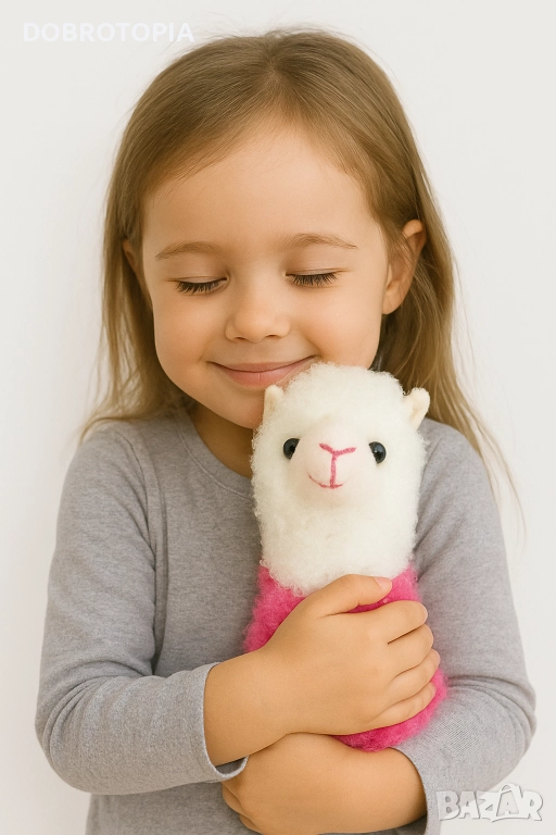 Пухкава играчка алпака, снимка 1