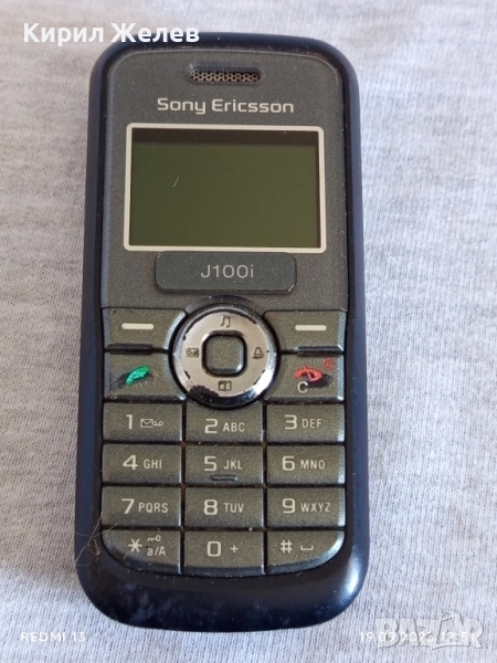 Ретро телефон GSM Soni Ericsson J100i рядък за КОЛЕКЦИЯ ДЕКОРАЦИЯ 41273, снимка 1