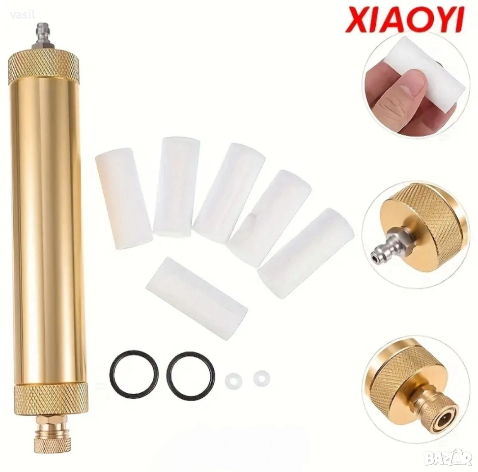 Вторичен масло-воден филтър XIAOYI Q35 за PCP компресори – МАКСИМАЛНА ЗАЩИТА, снимка 1