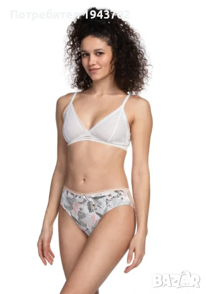 2 броя дамски бикини в бежов цвят L-1460BI - 2XL, снимка 1