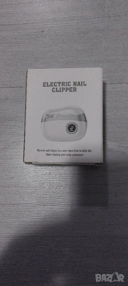 Професионална електрическа нокторезачка 2-в-1 M-USB004 с LED светлина и USB зареждане, снимка 1