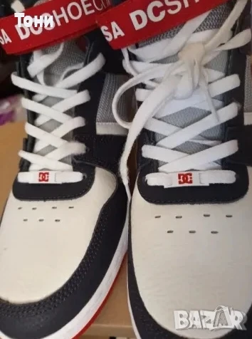 DC USA ORIGINAL Нови Мъжки Маратонки Изцяло от Естествена Кожа , снимка 12 - Маратонки - 51244682