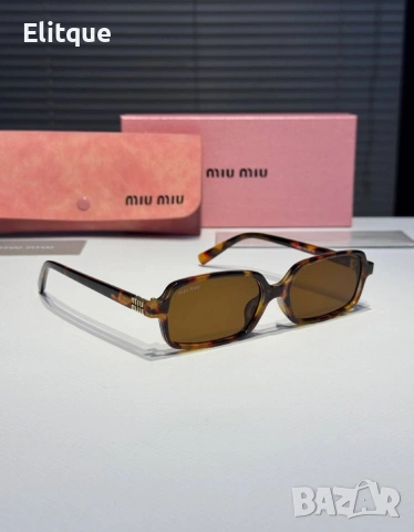 висококачествени очила с черен обикновен калъф и ув защита miu miu , снимка 3 - Слънчеви и диоптрични очила - 53461482