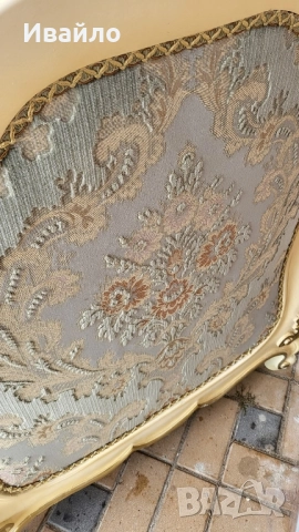 Италианска барокова холна гарнитура 031, снимка 9 - Дивани и мека мебел - 52368365