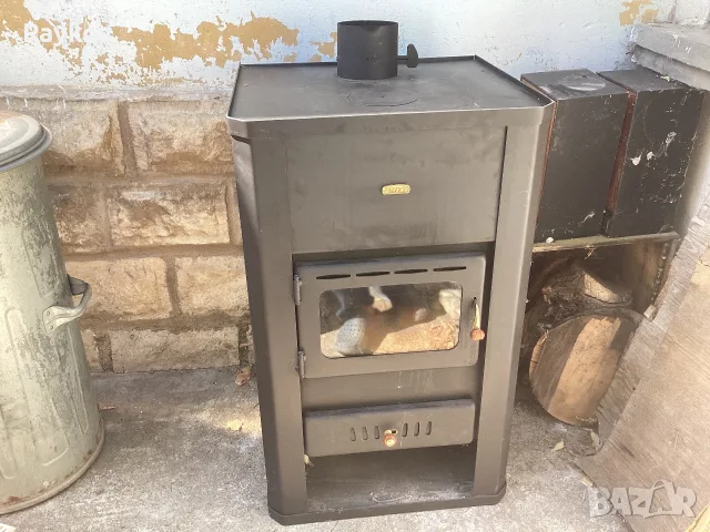 Камина с водна риза на дърва 18 kw., снимка 2 - Камини - 56150379