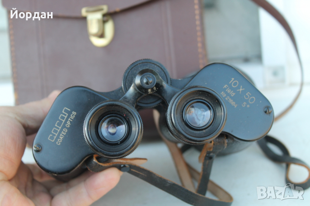Немски бинокъл 10х50, снимка 4 - Антикварни и старинни предмети - 36362650
