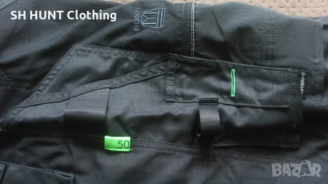 Snickers 6931 Flexi Work High-Vis Work Stretch Trousers раз 50 / M еластичен работен панталон W4-574, снимка 11 - Панталони - 52075736