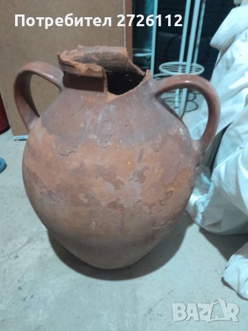 Дървена кора декорация Глинен съд и Гоблен , снимка 3 - Декорация за дома - 42288548