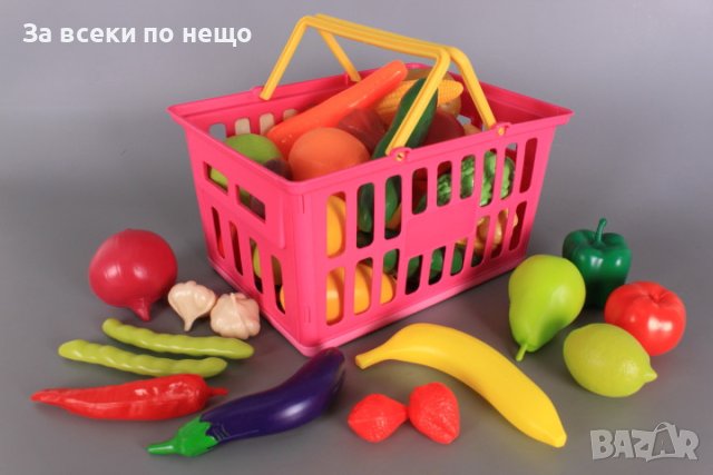 ✨Детска кошница с плодове и зеленчуци, снимка 2 - Играчки за стая - 41803645
