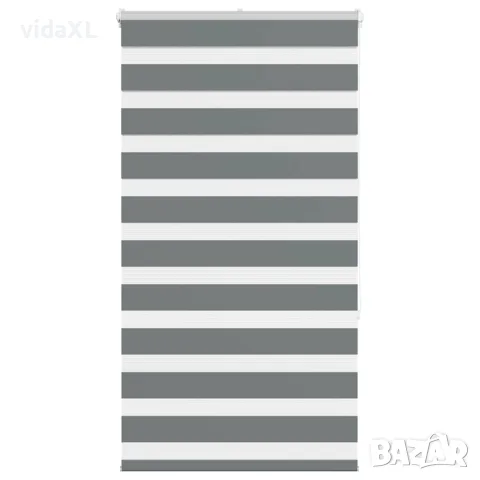 vidaXL Зеброва щора 75x150 см Ширина на плата 70,9 см Полиестер