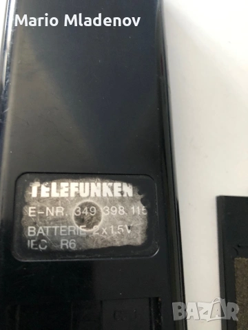 Дистанционно за видео Telefunken Vhs, снимка 4 - Дистанционни - 53111653