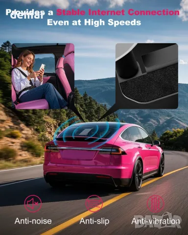 Mwin Starlink Mini вендузна стойка - скоба за Starlink Mini аксесоари за прозорци и люкове, снимка 2 - Друга електроника - 50302182