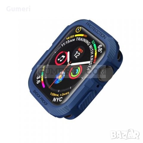 Apple Watch Series 7 41mm - Силиконов калъф, снимка 7 - Аксесоари за Apple - 35929515