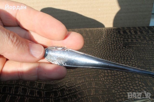 Посребрен комплект за хранене 24 броя , снимка 7 - Колекции - 42654427