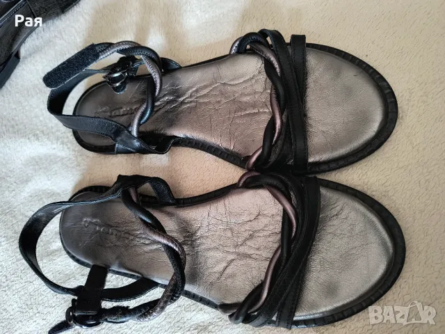 Tamaris Сандали 1-28148-26 Черен номер 42, снимка 9 - Сандали - 49300140