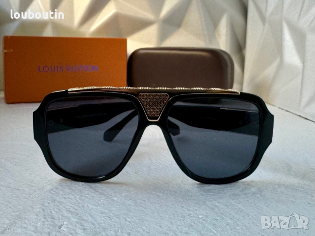 Louis Vuitton висок клас 1:1 мъжки слънчеви очила, снимка 2 - Слънчеви и диоптрични очила - 44827608