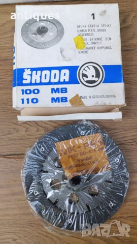 Феродов диск за съединител - Шкода / Skoda 100S и 1000МБ - НОВ, снимка 2 - Части - 41533551